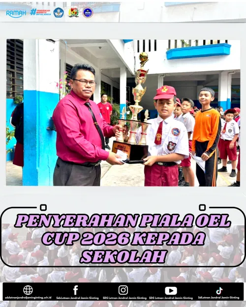 Penyerahan Piala OEL CUP 2026 Kepada Sekolah