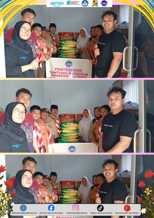 Penyerahan Bantuan Bencana Alam Sumatera