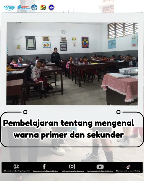 Pembelajaran tentang mengenal warna primer dan sekunder